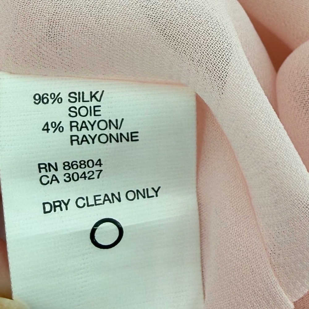 Magaschoni Silk Maxi Skirt Womens 12 Pink Pleated Panels Lined Candy Combo NWT - Picture 4 of 13